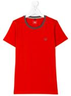 Armani Junior Logo T-shirt - Yellow & Orange