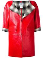 Chanel Vintage Leather Jacket, Women's, Size: 42, Red