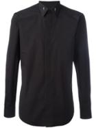 Givenchy Metallic Star Collar Tip Shirt, Men's, Size: 40, Black, Cotton