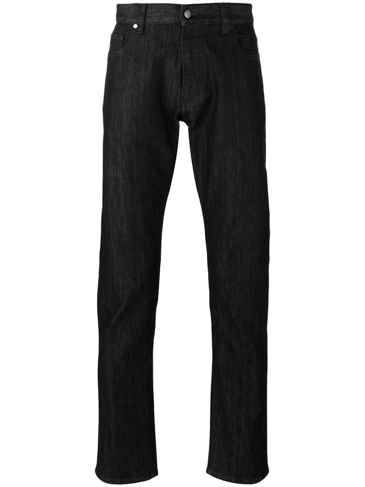 Z Zegna Denim Jeans, Men's, Size: 32, Black, Cotton/polyester