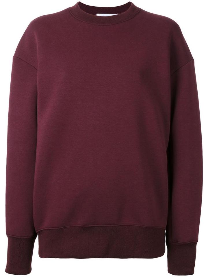 Le Ciel Bleu Classic Sweatshirt, Women's, Size: 36, Red, Polyester/polyurethane/cotton
