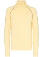 Alanui Cashmere Elbow-patch Jumper - Yellow