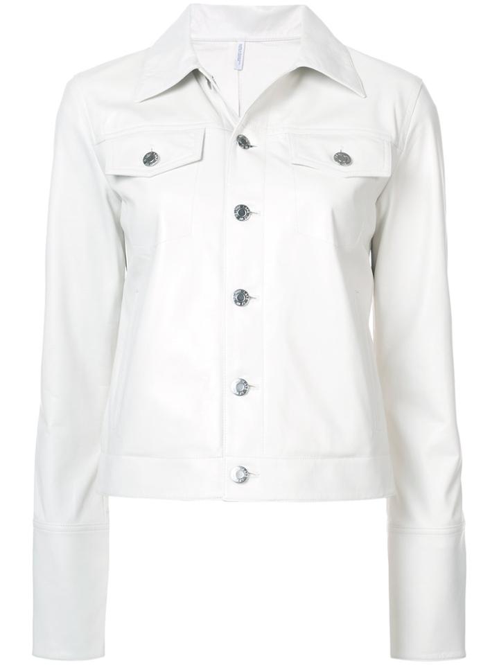 Helmut Lang Denim Detail Jacket - White