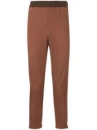Yoshiokubo Micro Pleated Trousers - Brown