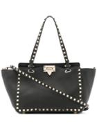 Valentino Small Valentino Garavani Rockstud Tote - 0no Nero