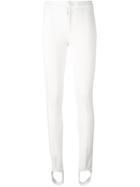 Moncler Grenoble Pleated Leggings, Women's, Size: 44, White, Polyamide/spandex/elastane/viscose