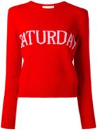 Alberta Ferretti Saturday Jumper, Women's, Size: 42, Red, Cashmere/wool