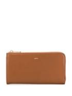 A.p.c. Continental Wallet - Brown