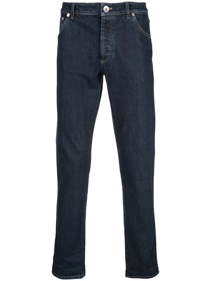 Brunello Cucinelli Turned Up Jeans - Blue