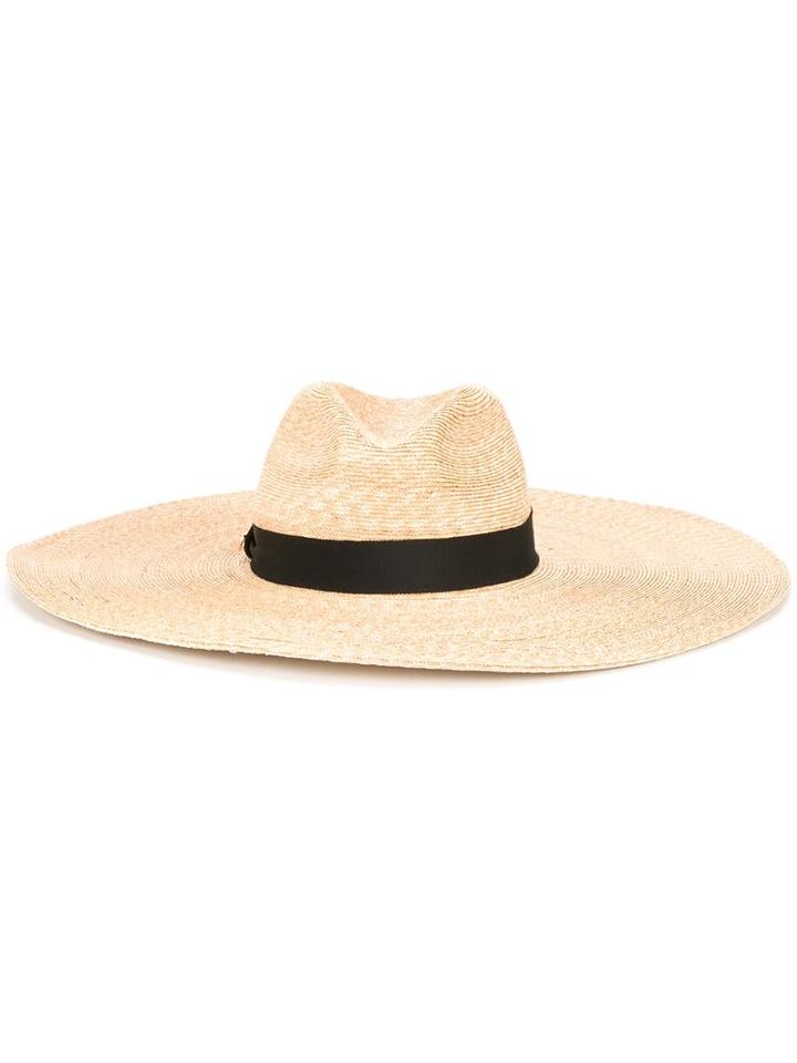 Dsquared2 Mazi Hat, Women's, Size: Medium, Nude/neutrals, Straw