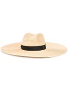 Dsquared2 Mazi Hat, Women's, Size: Medium, Nude/neutrals, Straw