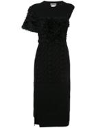 Yohji Yamamoto Vintage Deconstructed Knit Dress - Black