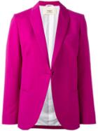 Ports 1961 Single Breasted Jacket, Women's, Size: 36, Pink/purple, Silk/cotton/viscose/wool