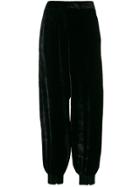 Stella Mccartney Elastic Cuff Trousers - Black
