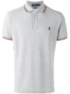 Embroidered Logo Polo Shirt - Men - Cotton - Xxl, Grey, Cotton, Polo Ralph Lauren