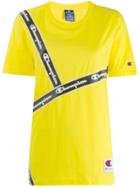 Champion Logo Tape T-shirt - Yellow