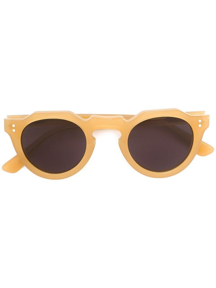 Lesca Round Sunglasses - Nude & Neutrals