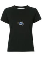 Tu Es Mon Trésor Embroidered T-shirt - Black
