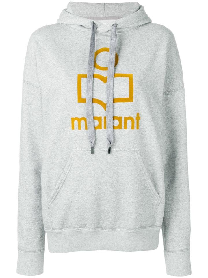 Isabel Marant Étoile Marant Logo Hoodie - Grey