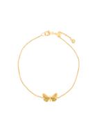 Astley Clarke Cinnabar Papillon 14kt Gold And Diamond Bracelet -