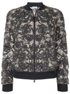Brunello Cucinelli Silk Bomber Jacket - Grey