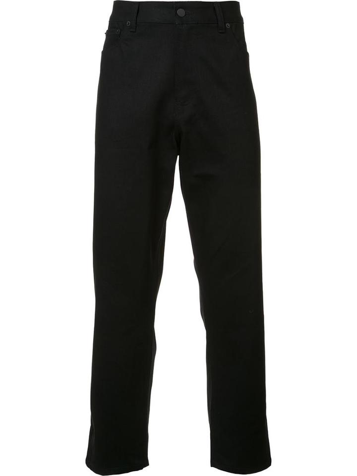 Cmmn Swdn Tapered Jeans, Men's, Size: 30, Black, Cotton