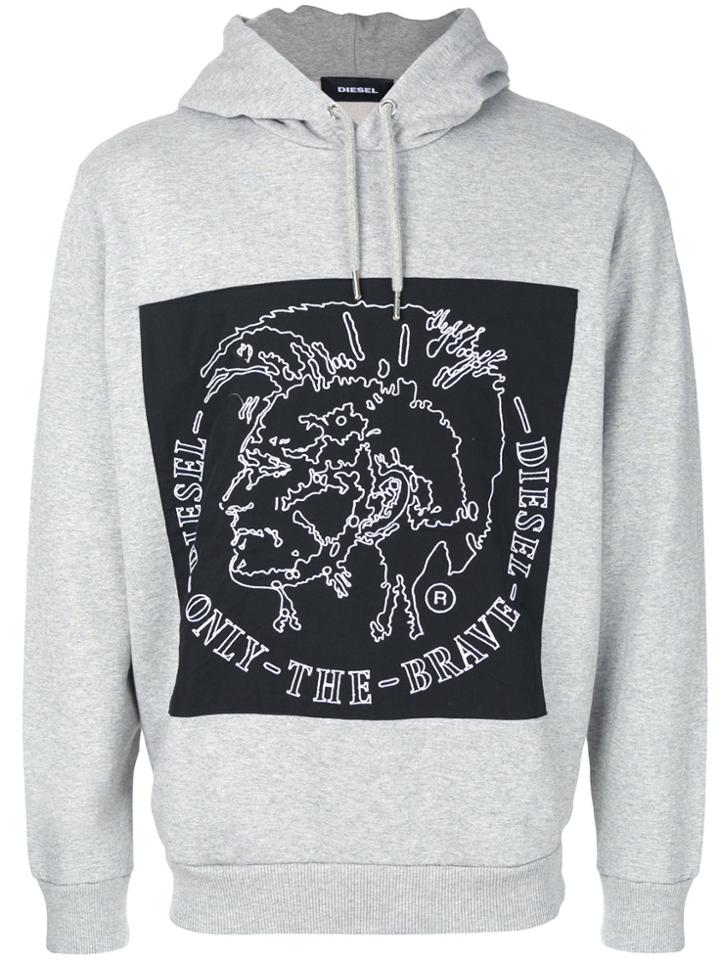 Diesel Albert Hoodie - Grey
