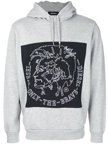 Diesel Albert Hoodie - Grey