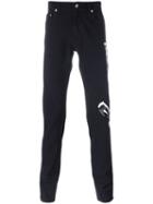 Kenzo - Logo Print Slim-fit Jeans - Men - Cotton/polyester/spandex/elastane - 32, Black, Cotton/polyester/spandex/elastane