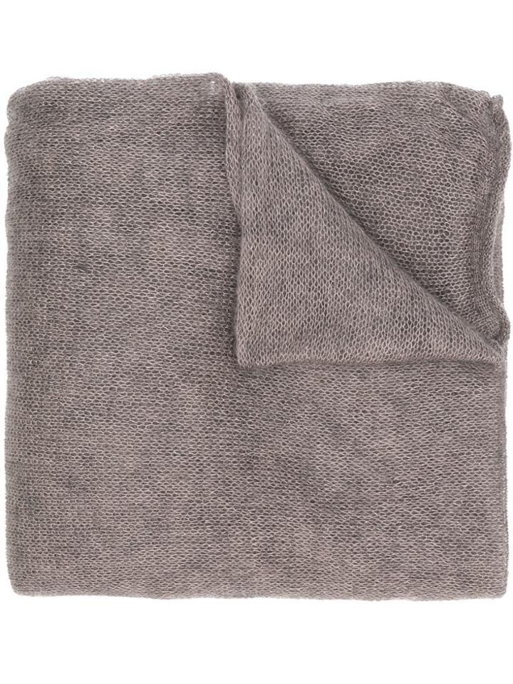 Ma'ry'ya Oversized Scarf - Grey
