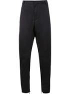 Lanvin - Tapered Biker Trousers - Men - Silk/cotton - 56, Blue, Silk/cotton