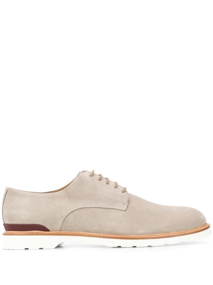 Ps Paul Smith Contrast Sole Derby Shoes - Neutrals
