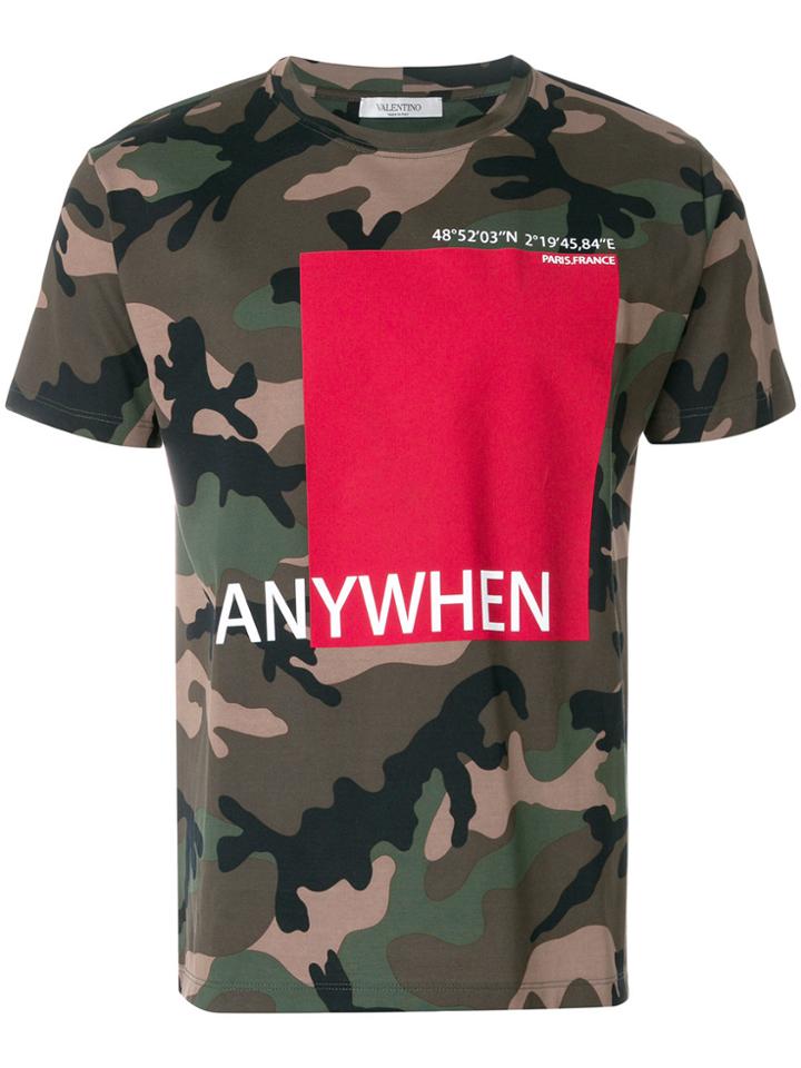 Valentino Anywhen Printed T-shirt - Green