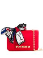 Love Moschino Scarf-detail Shoulder Bag - Red