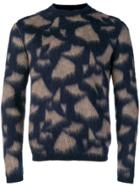 Giorgio Armani Fragment Fluffy Knit Jumper - Blue