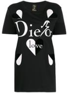 Nil & Mon Graphic Print T-shirt - Black