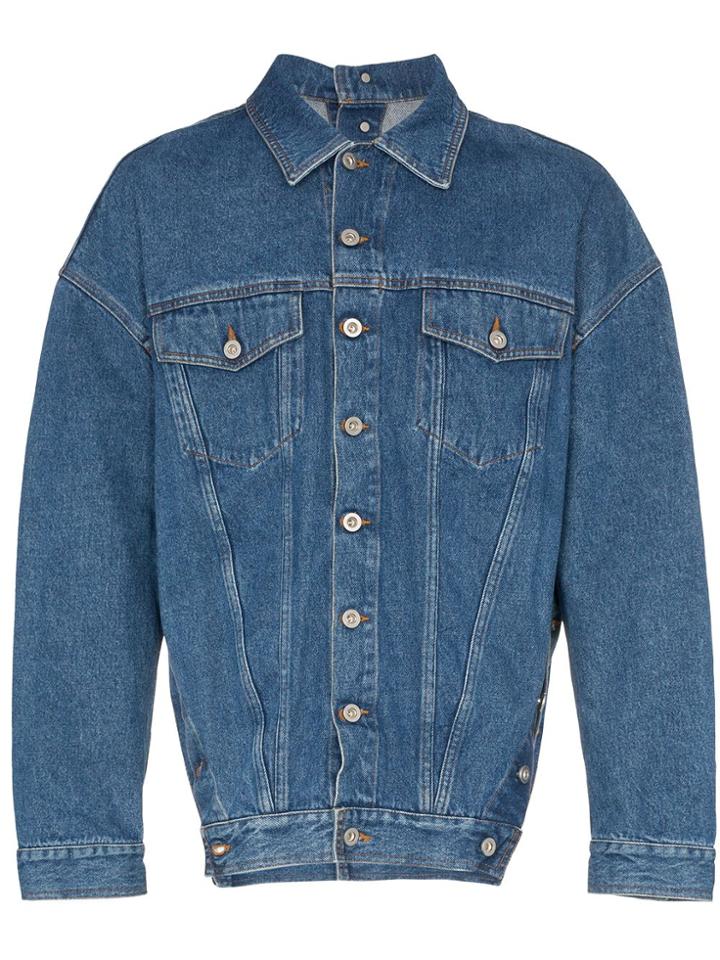 Diesel Red Tag Button Down Denim Jacket - Blue
