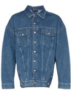 Diesel Red Tag Button Down Denim Jacket - Blue