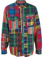 Polo Ralph Lauren Patchwork Checked Shirt - Red