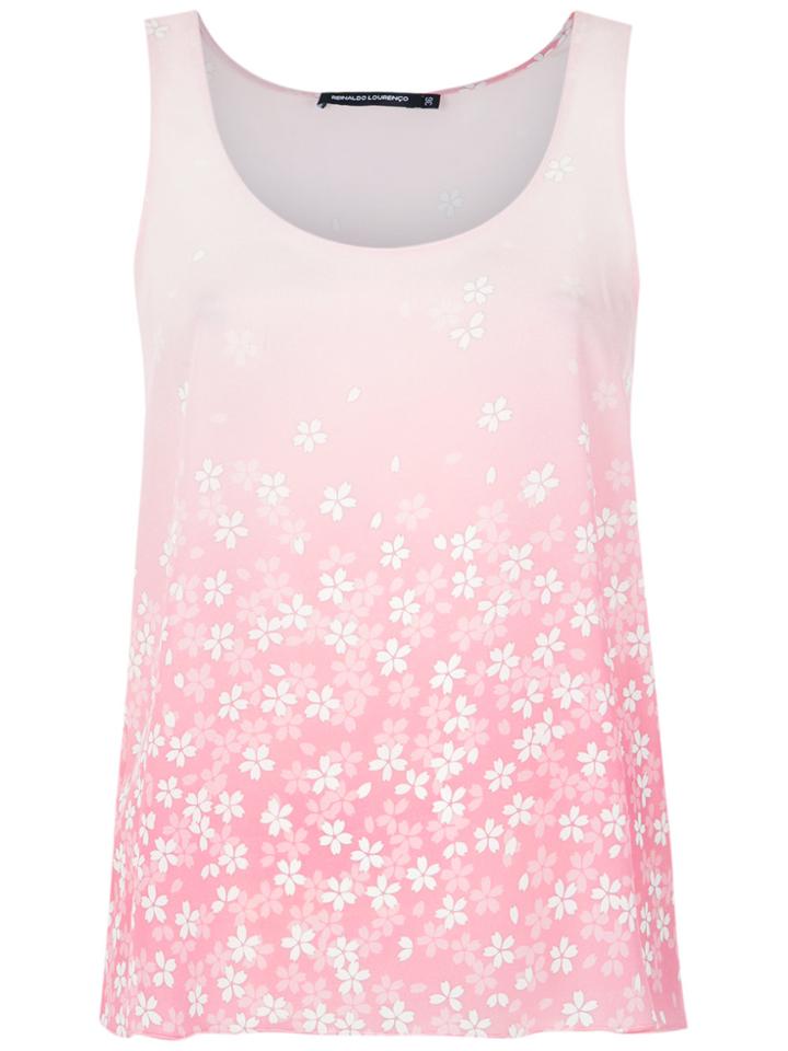 Reinaldo Lourenço Printed Silk Top - Unavailable