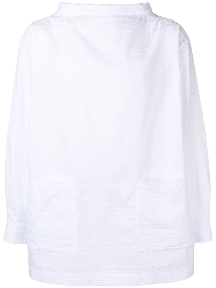 Comme Des Garçons Shirt Boys Textured Stripe Longsleeved T-shirt -
