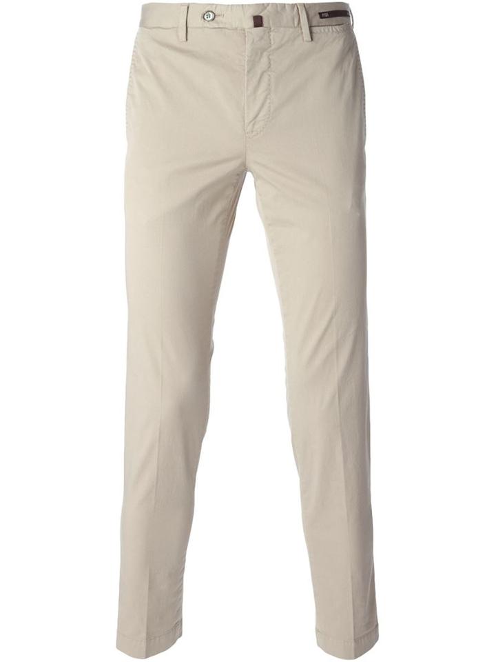 Pt01 Cropped Chino Trousers