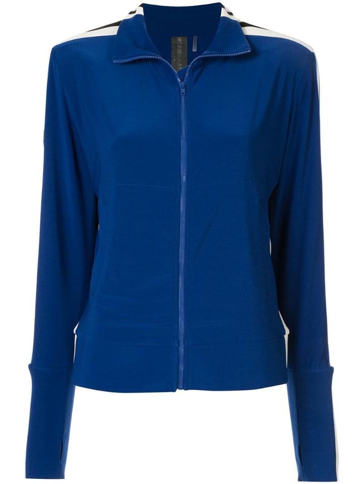 Norma Kamali Side Stripe Jacket - Blue