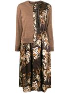 Junya Watanabe Contrast Style Coat - Brown