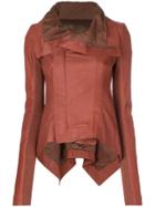 Rick Owens Naska Biker Jacket - Yellow & Orange