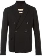 Rick Owens Double Breasted Blazer - Black