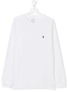 Ralph Lauren Kids Teen Round Neck T-shirt - White