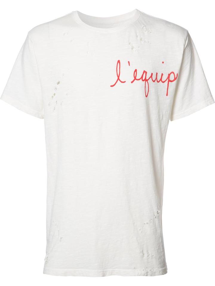 The Squad Distressed T-shirt, Men's, Size: Medium, Cotton