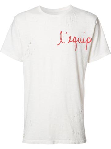 The Squad Distressed T-shirt, Men's, Size: Medium, Cotton