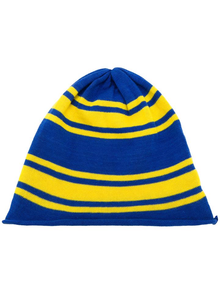 Unconditional Striped Beanie - Blue